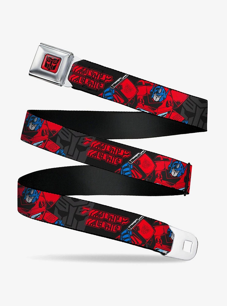 Transformers Generations Optimus Prime & Autobot Seatbelt Buckle Belt