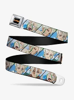 Dr. Stone Senku Ishigami Expression Blocks Seatbelt Buckle Belt