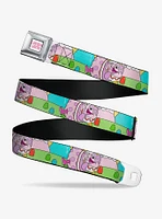 Candy Land Jolly Laughing Pose & Gum Drops Seatbelt Buckle Belt