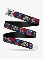 Cowboy Bebop Spike Pose & Crew Collage Seatbelt Buckle Belt