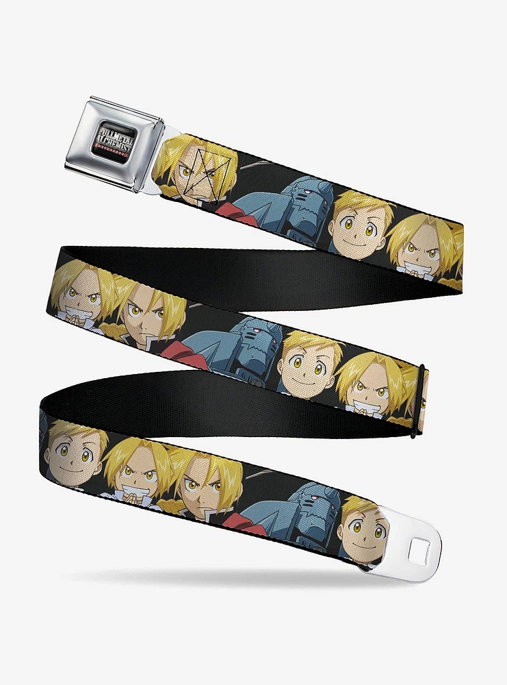 Fullmetal Alchemist: Brotherhood Elric Brothers Close Up Seatbelt Buckle Belt