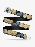 Fullmetal Alchemist: Brotherhood Elric Brothers Close Up Seatbelt Buckle Belt