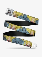 Fullmetal Alchemist: Brotherhood Chibi Elric Brothers Pose Seatbelt Buckle Belt