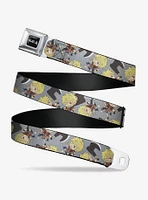 Hell's Paradise Chibi Aza Chobei Axe Poses Seatbelt Buckle Belt