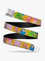 Candy Land Characters & Collage Seatbelt Buckle Belt