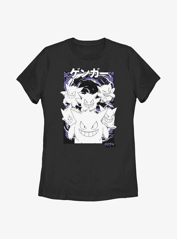 Pokemon Gengar Poster  Womens T-Shirt