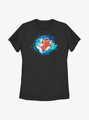 Pokemon Magikarp Water Splash Womens T-Shirt