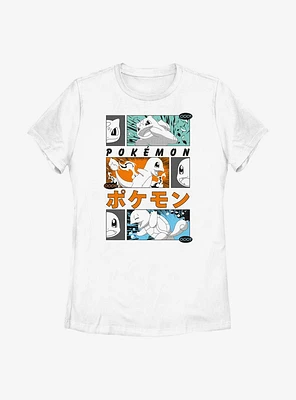 Pokemon Starters Posters Style Womens T-Shirt