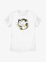 Pokemon Meowth Wink Womens T-Shirt