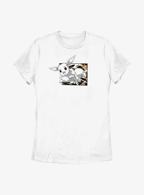 Pokemon Eevee Jump Womens T-Shirt