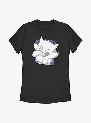 Pokemon Gengar Passing Through Womens T-Shirt