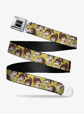 Hell's Paradise Chibi Sagiri Sword Scatter Youth Seatbelt Buckle Belt