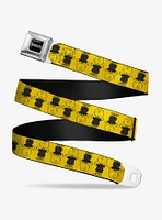 Peanuts Charlie Pose Flip Youth Seatbelt Buckle Belt