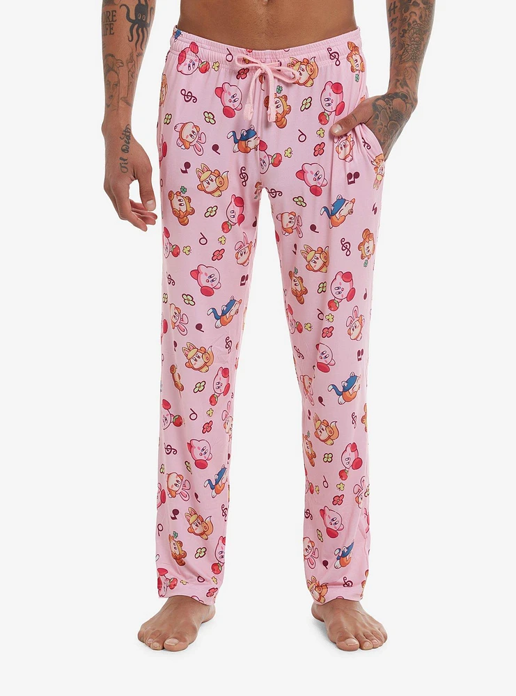 Kirby Waddle Dee Flower Pajama Pants