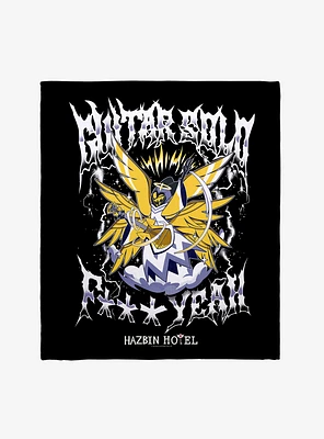 Hazbin Hotel Guitar Solo Throw Blanket