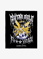 Hazbin Hotel Guitar Solo Throw Blanket