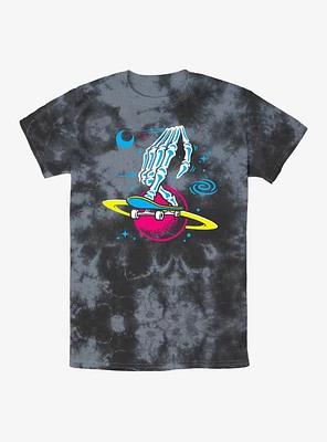 Greg Lutzka Skeletal Hand Space Tie-Dye T-Shirt