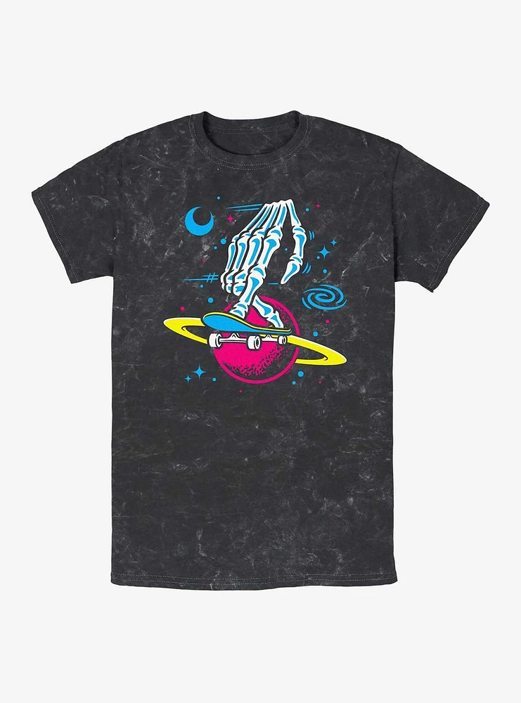 Greg Lutzka Skeletal Hand Space Mineral Wash T-Shirt