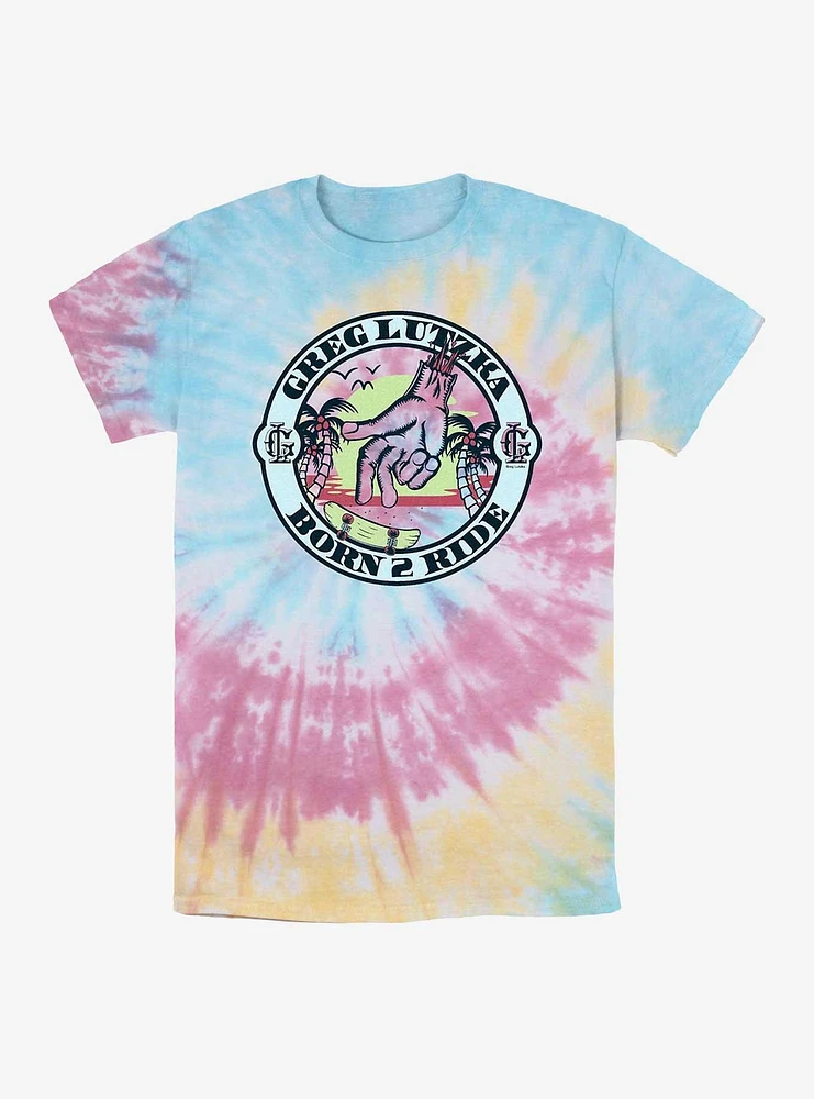 Greg Lutzka Born 2 Ride Tie-Dye T-Shirt