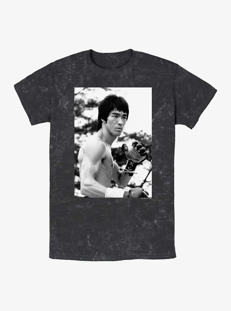 Bruce Lee Pose Mineral Wash T-Shirt