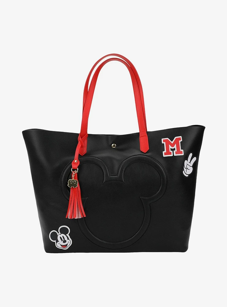 Disney Mickey Mouse Debossed Tote Bag