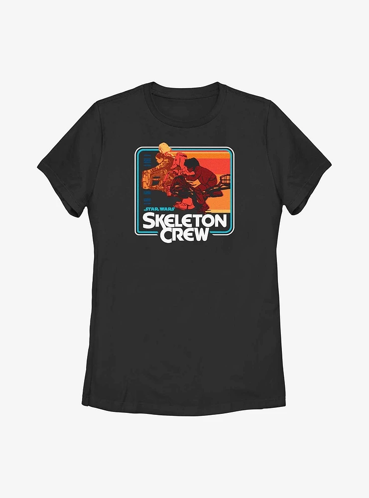 Star Wars: Skeleton Crew Speeder Kids Womens T-Shirt