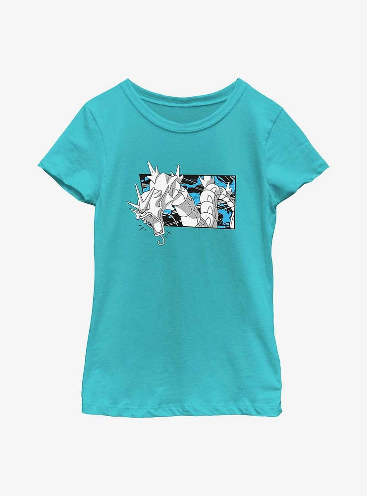 Pokemon Gyarados Poster  Youth Girls T-Shirt