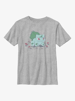 Pokemon Bulbasaur Sketch Style Youth T-Shirt