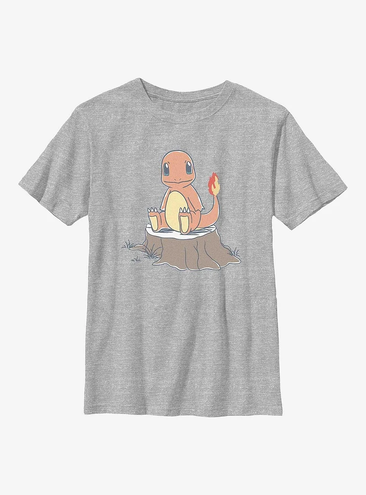 Pokemon Charmander Sketch Style Youth T-Shirt