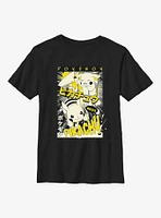 Pokemon Poster Pikachu Manga Style Youth T-Shirt