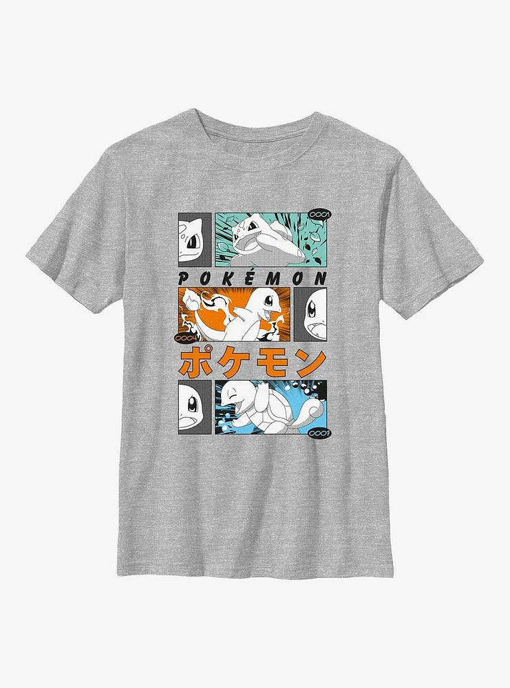 Pokemon Starters Posters Style Youth T-Shirt