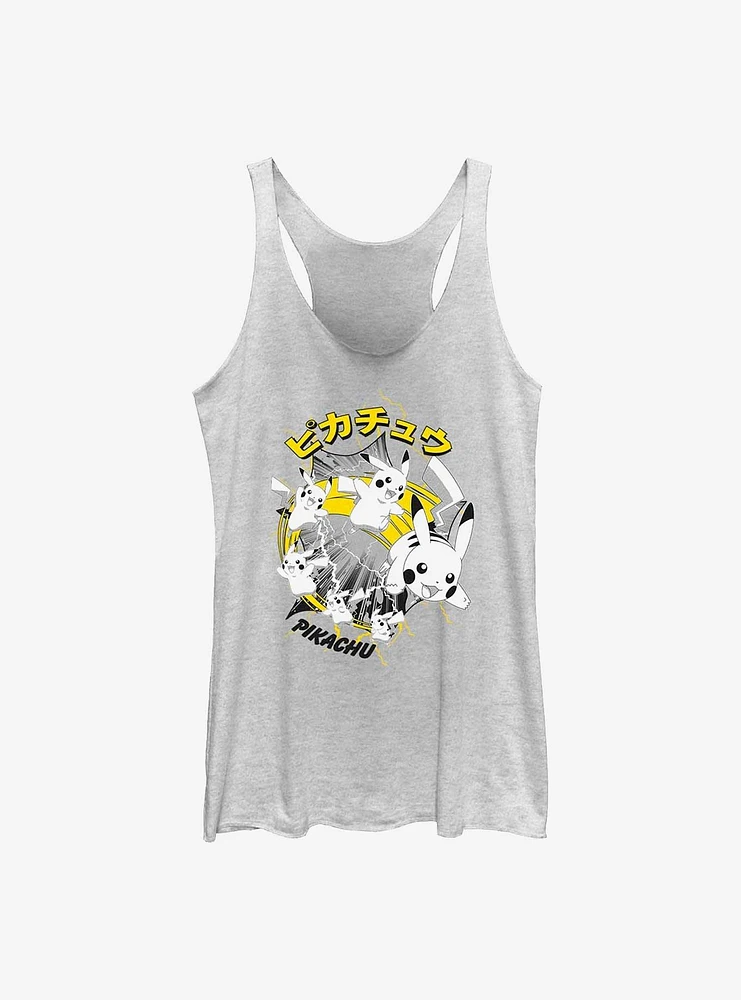 Pokemon Pikachu Speed Flash Womens Tank Top