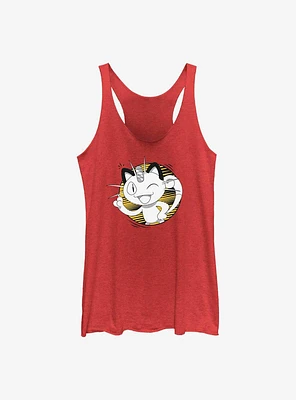 Pokemon Meowth Wink Womens Tank Top