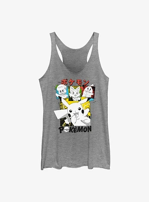 Pokemon Paldea Adventures Starters Womens Tank Top