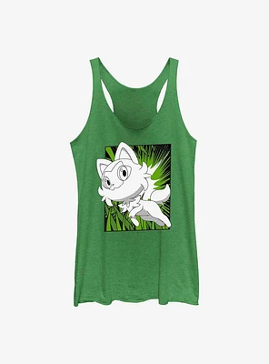 Pokemon Sprigatito Manga Style Womens Tank Top