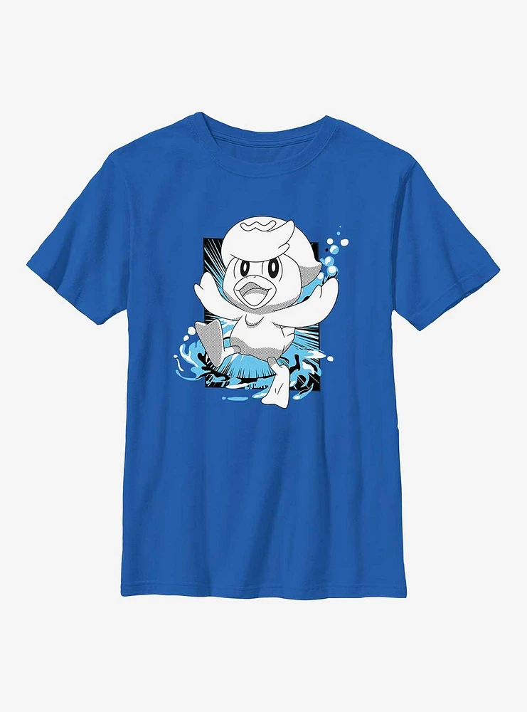 Pokemon Quaxly Manga Style Youth T-Shirt