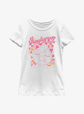 Pokemon Jigglypuff Sings Youth Girls T-Shirt