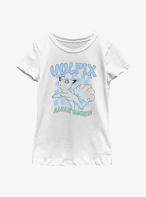 Pokemon Alola Region Vulpix Youth Girls T-Shirt