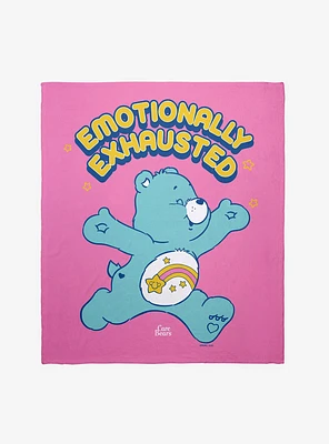 Care Bears Emotionally Exhausted Wish Bear Throw Blanket