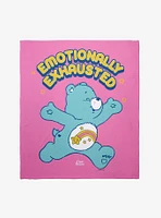 Care Bears Emotionally Exhausted Wish Bear Throw Blanket