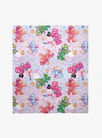 Care Bears Winter Fun Bears Throw Blanket