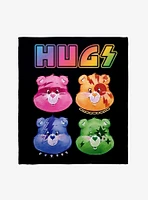 Care Bears Hugs Bears Throw Blanket