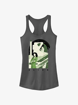 Alien Simple Art Girls Tank