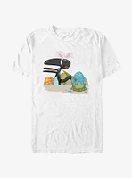 Alien Painting Easter Eggs T-Shirt