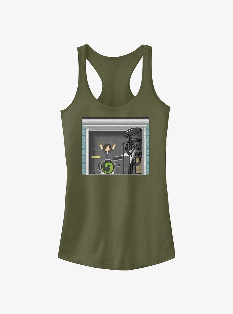 Alien Garage Band Girls Tank