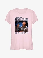 Independence Day Steve Hiller Collage Girls T-Shirt