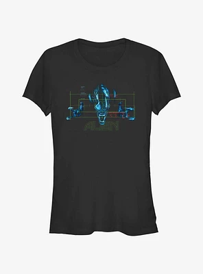 Alien Locked On Girls T-Shirt