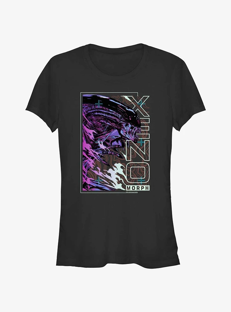 Alien Xenomorph Portrait Girls T-Shirt