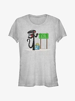 Alien Hitchhiking Xenomorph Girls T-Shirt