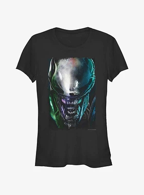 Alien Xenomorph Fase Close Up Girls T-Shirt